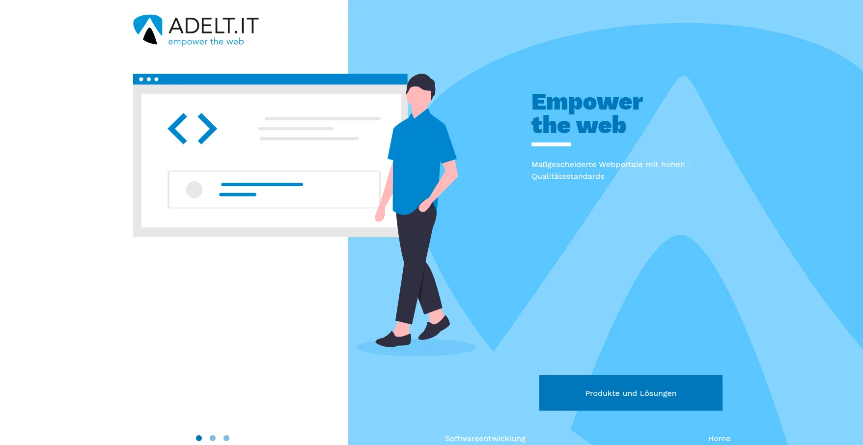 Eine Wordpress Website